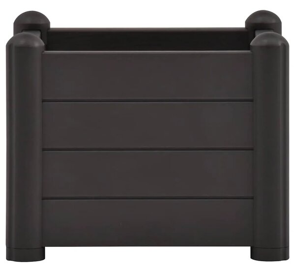 Povišena gredica - Vrtna gredica PP antracit 43 x 43 x 35 cm - Antracit 43 x 43 x 35 cm 1 Antracit
