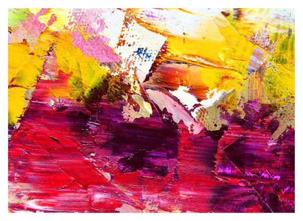 Staklena slika apstrakcije - slikanje (70x50 cm)