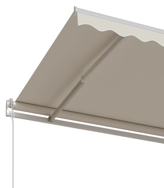 Tenda na automatsko uvlačenje 350 x 250 cm krem - Krema 350 x 250 cm 1 s bijelim okvirom