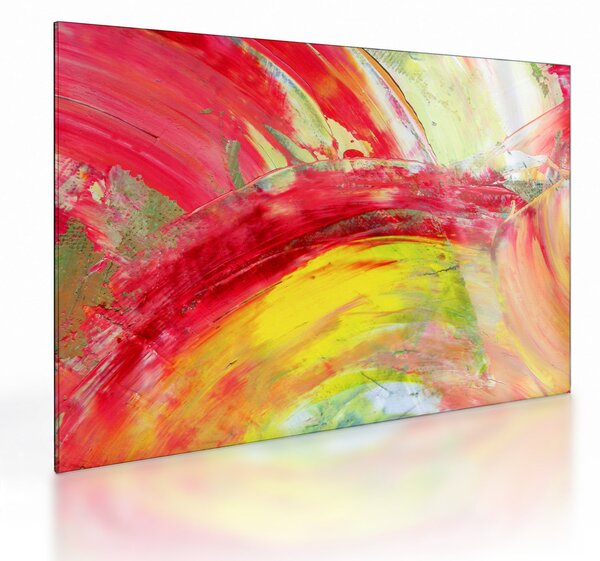 Staklena slika apstrakcije - slikanje (70x50 cm)