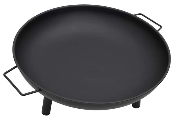 Posuda za vatru 67 5 x 58 x 22 5 cm čelična - Crna 67.5 x 58 x 22.5 cm Crna 67.5 x 58 x 22.5 cm
