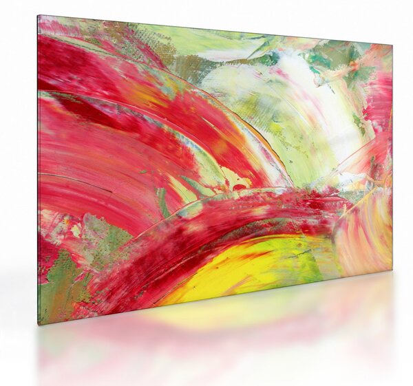 Staklena slika apstrakcije - slikanje (70x50 cm)