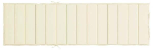 Jastuk za ležaljku krem 200 x 70 x 3 cm od tkanine Oxford - Krema 200 x 70 x 3 cm 1 Krema