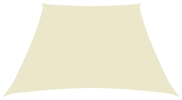 Jedro za zaštitu od sunca od tkanine Oxford trapezno 2/4 x 3 m krem - Krema 2/4 x 3 m 1 Krema