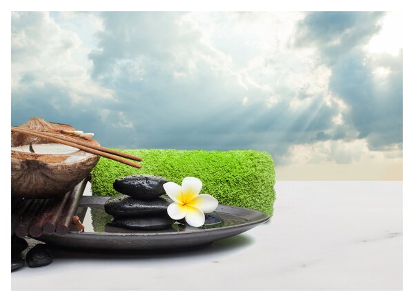 Staklena slika - Spa i Relaks (70x50 cm)