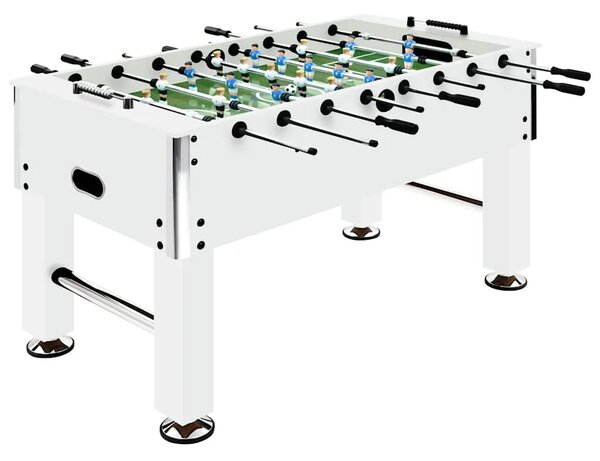 Stolni nogomet čelični 60 kg 140 x 74 5 x 87 5 cm bijeli - Bijela Bijela