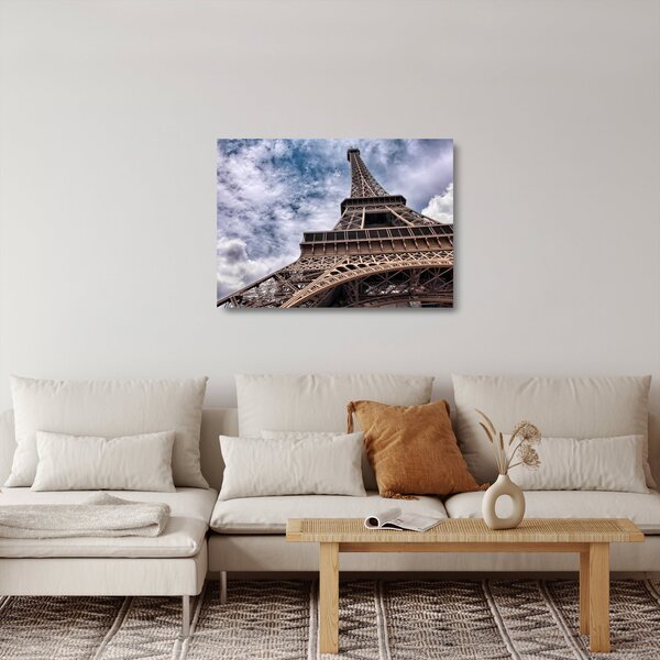 Staklena slika Eiffelovog tornja (70x50 cm)