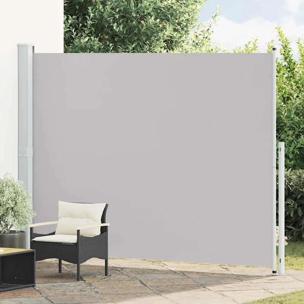 Uvlačiva bočna tenda za terasu 220 x 314 cm siva - Siva 220 x 300 cm 1 Siva