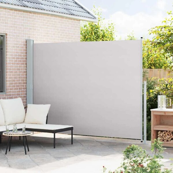 Uvlačiva bočna tenda za terasu 220 x 314 cm siva - Siva 220 x 300 cm 1 Siva