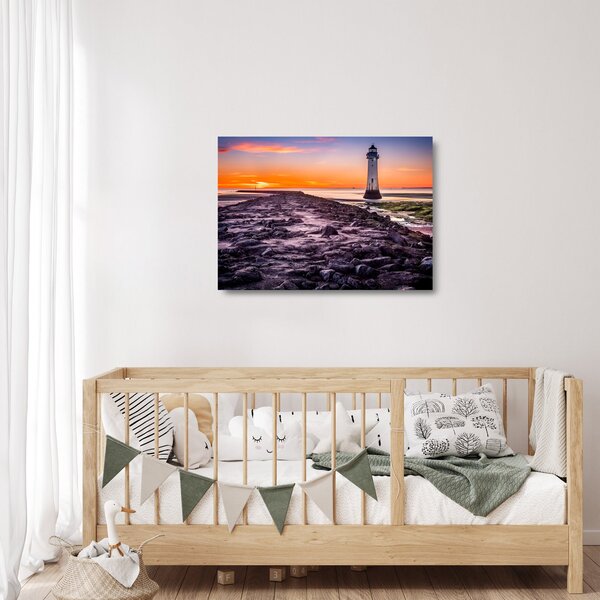 Staklena slika svjetionika (70x50 cm)