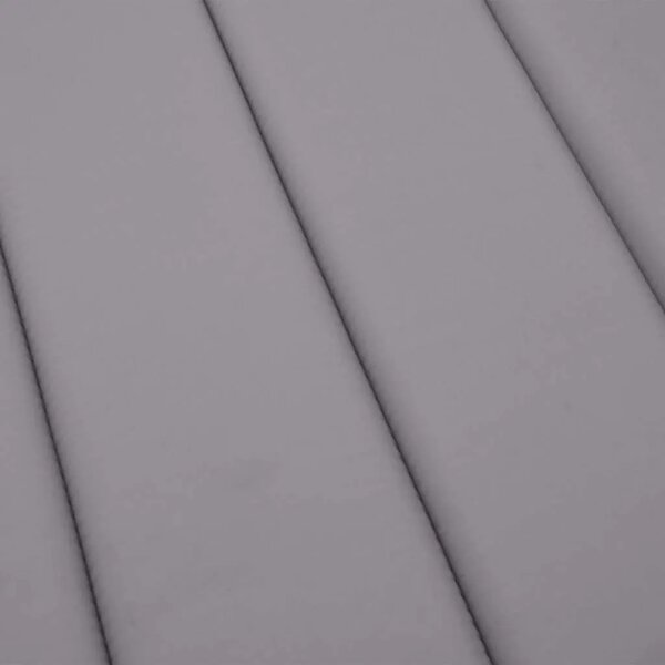 Jastuk za ležaljku sivi 186x58x4 cm od tkanine Oxford - Siva 1 Siva