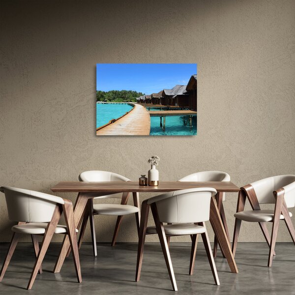 Staklena slika Maldiva (70x50 cm)