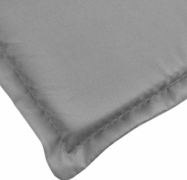 Jastuk za ležaljku sivi 186x58x4 cm od tkanine Oxford - Siva 1 Siva