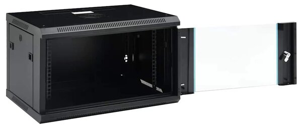 Zidni komunikacijski ormar 6U 19 IP20 600 x 450 x 350 mm - Crna 600 x 450 x 350 mm Crna 600 x 450 x 350 mm