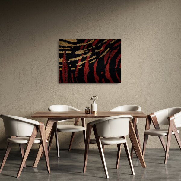 Staklena slika apstrakcije (70x50 cm)