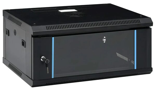 Zidni komunikacijski ormar 4U 19 IP20 600 x 450 x 285 mm - Crna 600 x 450 x 285 mm Crna 600 x 450 x 285 mm