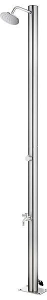 Vrtni tuš od nehrđajućeg čelika 215 cm