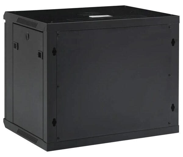 Zidni komunikacijski ormar 9U 19 IP20 600 x 450 x 510 mm - Crna 600 x 450 x 510 mm Crna 600 x 450 x 510 mm