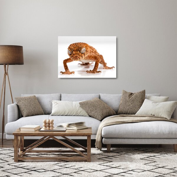 Staklena slika gušterice (70x50 cm)