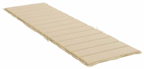 Jastuk za ležaljku bež 200 x 60 x 3 cm od tkanine Oxford - Bež 200 x 60 x 3 cm 1 Bež