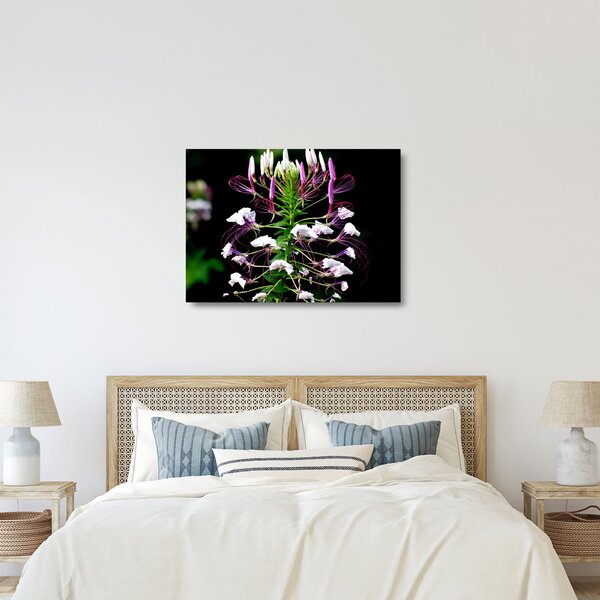 Staklena slika cvijeta (70x50 cm)