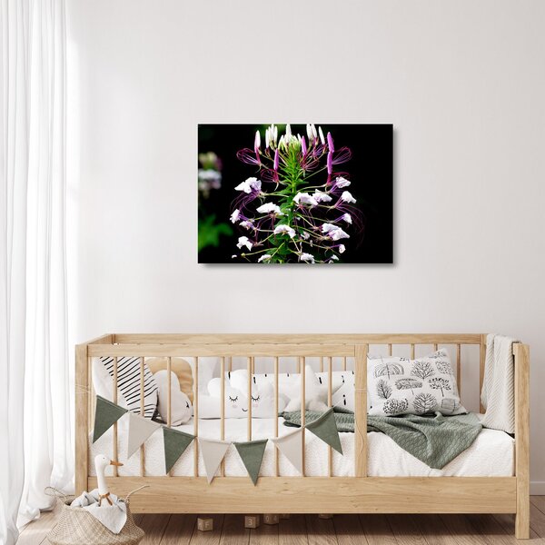 Staklena slika cvijeta (70x50 cm)