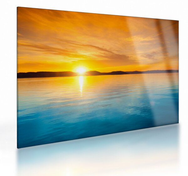Staklena slika izlaska sunca (70x50 cm)