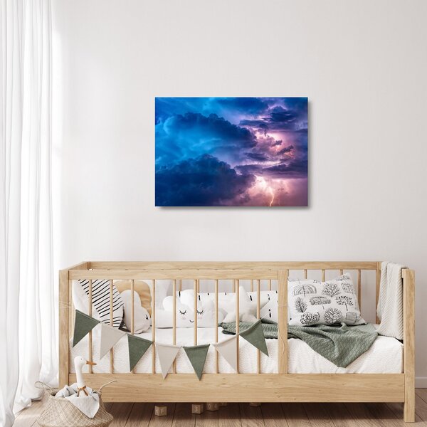 Staklena slika oblaka (70x50 cm)