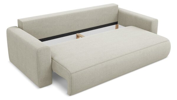 Bež sklopiva/s prostorom za odlaganje sofa 238 cm Kapua – Makamii