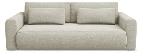 Bež sklopiva/s prostorom za odlaganje sofa 238 cm Kapua – Makamii