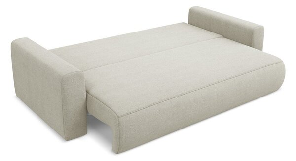 Bež sklopiva/s prostorom za odlaganje sofa 238 cm Kapua – Makamii