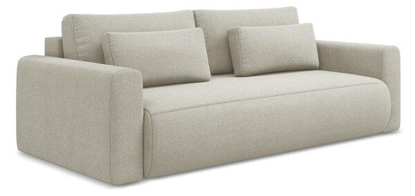 Bež sklopiva/s prostorom za odlaganje sofa 238 cm Kapua – Makamii