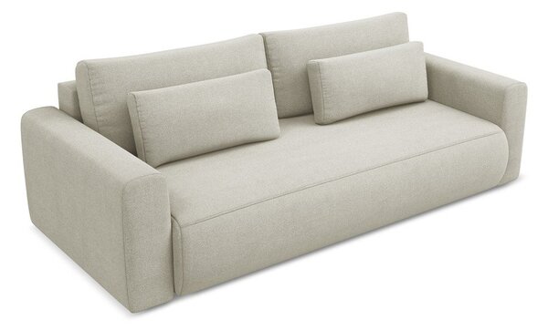 Bež sklopiva/s prostorom za odlaganje sofa 238 cm Kapua – Makamii