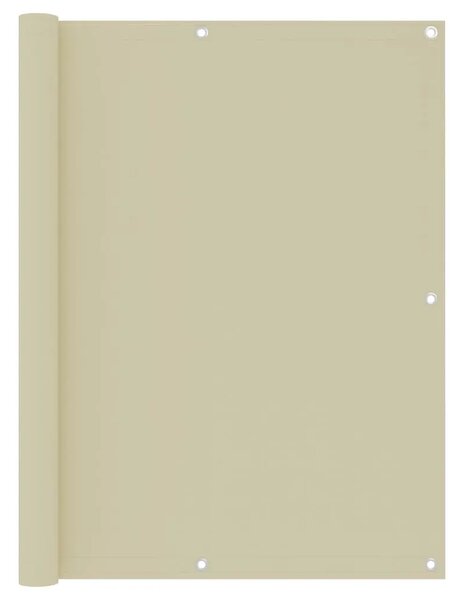Balkonski zastor krem 120 x 500 cm od tkanine Oxford - Krema 120 x 500 cm 1 Krema