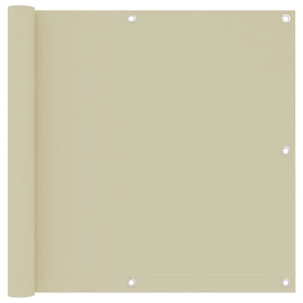 Balkonski zastor krem 90 x 300 cm od tkanine Oxford - Krema 90 x 300 cm 1 Krema
