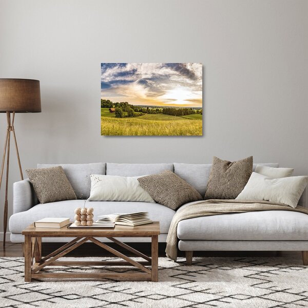 Staklena slika pejzaža (70x50 cm)