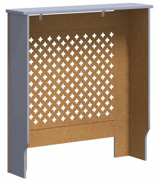 Maska za radijator - Pokrov za radijator sivi MDF 78 cm - Siva 78 x 19 x 81.5 cm 1 Siva