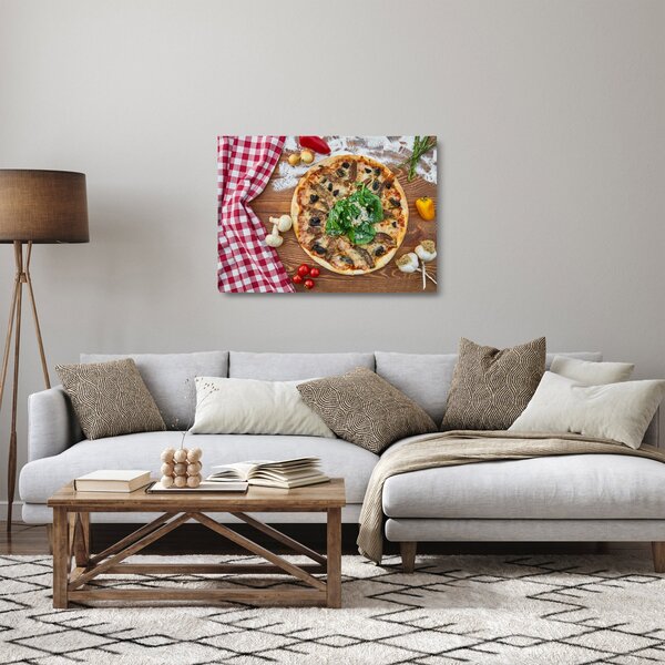 Staklena slika pizze (70x50 cm)