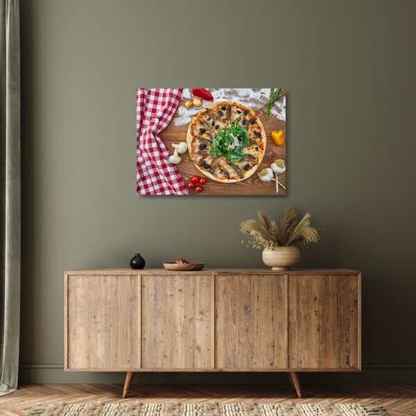 Staklena slika pizze (70x50 cm)