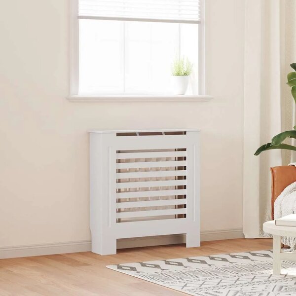 Maska za radijator - Pokrov za radijator MDF bijeli 78 cm - Bijela 78 x 19 x 81.5 cm 1 Bijela