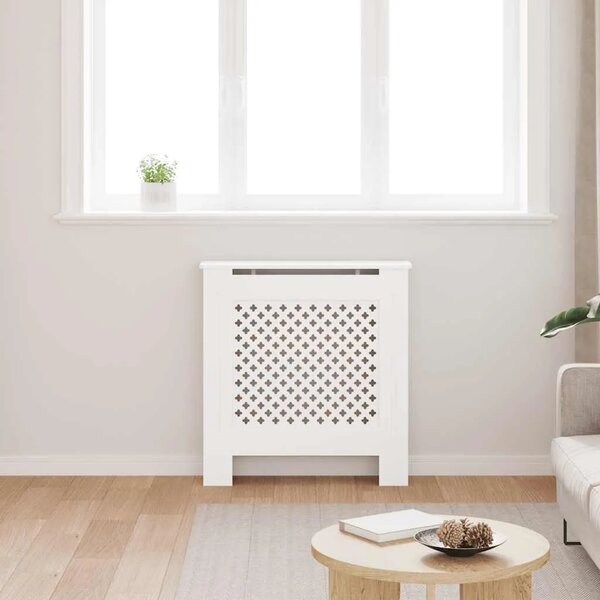 Maska za radijator - Pokrov za radijator MDF bijeli 78 cm - Bijela 78 x 19 x 81.5 cm 1 Bijela