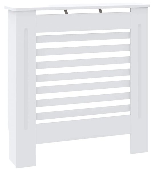 Maska za radijator - Pokrov za radijator MDF bijeli 78 cm - Bijela 78 x 19 x 81.5 cm 1 Bijela
