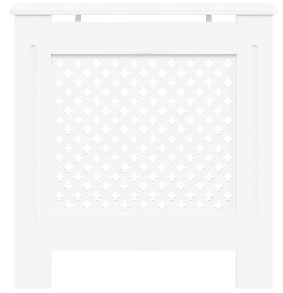 Maska za radijator - Pokrov za radijator MDF bijeli 78 cm - Bijela 78 x 19 x 81.5 cm 1 Bijela