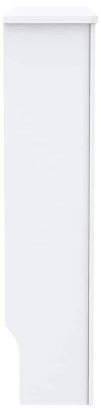 Maska za radijator - Pokrov za radijator MDF bijeli 78 cm - Bijela 78 x 19 x 81.5 cm 1 Bijela