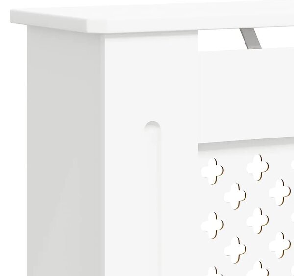 Maska za radijator - Pokrov za radijator MDF bijeli 78 cm - Bijela 78 x 19 x 81.5 cm 1 Bijela