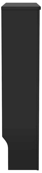 Maska za radijator - Pokrov za radijator konstruirano drvo crni 78 cm - Crna 78 x 19 x 81.5 cm 1 Crna