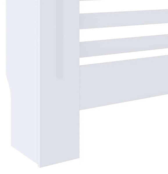 Maska za radijator - Pokrov za radijator MDF bijeli 78 cm - Bijela 78 x 19 x 81.5 cm 1 Bijela