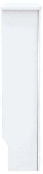Maska za radijator - Pokrov za radijator konstruirano drvo bijeli 78 cm - Bijela 78 x 19 x 81.5 cm 1 Bijela