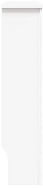 Maska za radijator - Pokrov za radijator MDF bijeli 78 cm - Bijela 78 x 19 x 81.5 cm 1 Bijela