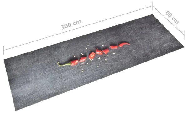 Kuhinjski tepih s uzorkom feferona perivi 60 x 300 cm - papar 60 x 300 cm 1 papar